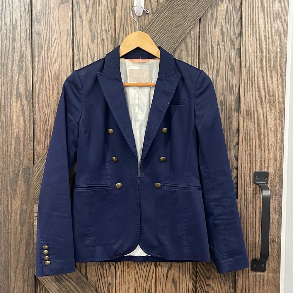 BANANA REPUBLIC Navy Blazer